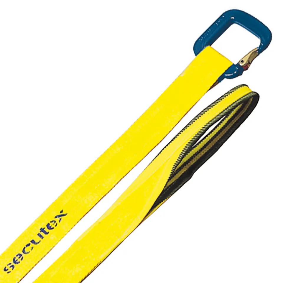 Main picture PowerFlex - Abrasion resistance full coated flat sling with Loop and C-Hook