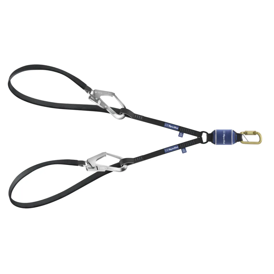 Main picture SP140 Telecoms Lanyard - Twin Web Loop Back  Energy Absorbing Lanyard