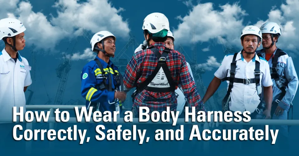 how to use a body harness