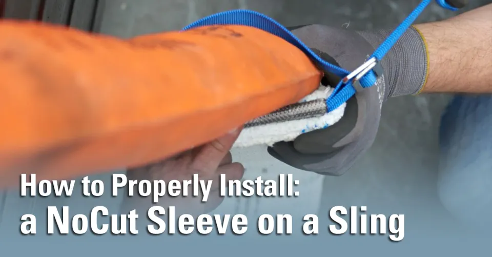 how to install a nocut sleeve