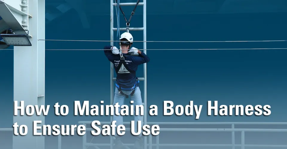 how to maintain body harness