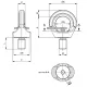 SpanSet C807XHT-5/16"-18 0.3t Olhais giratórios Small picture 1