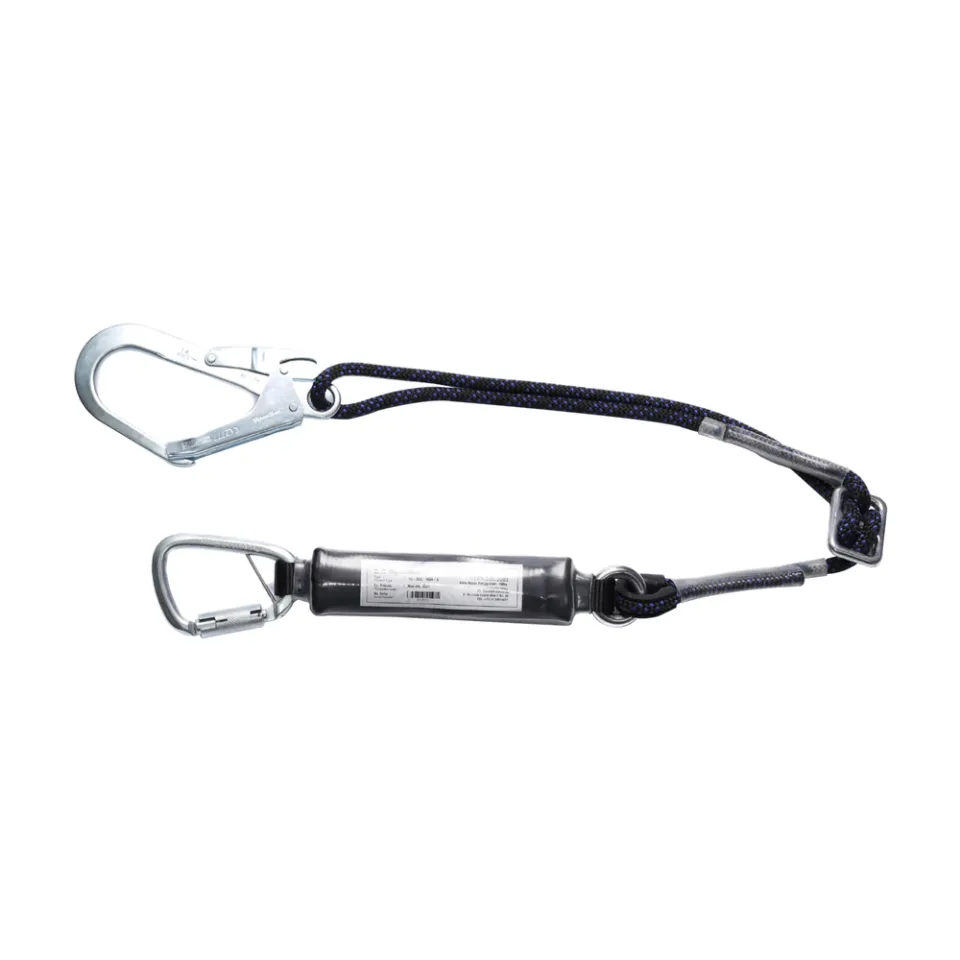 Main picture Adjustable single rope lanyard with Shock Absorber 