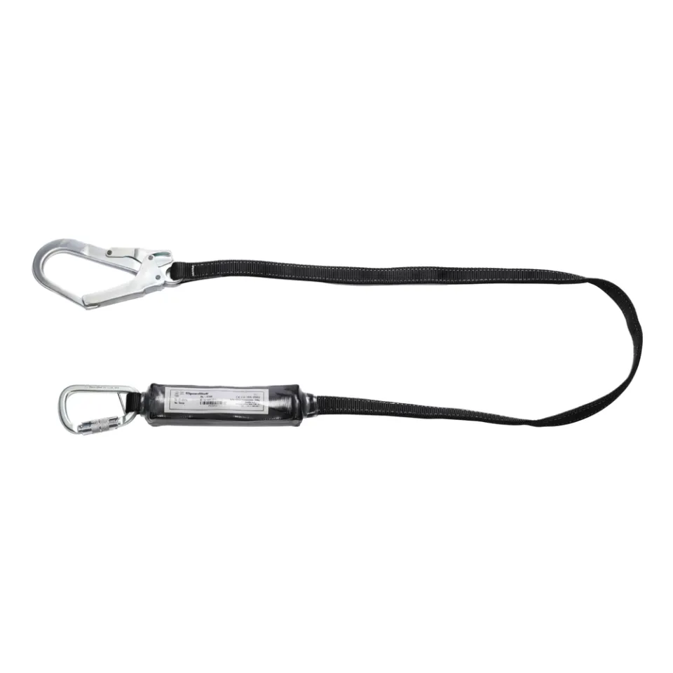 Main picture Single webbing lanyard with energy absorber