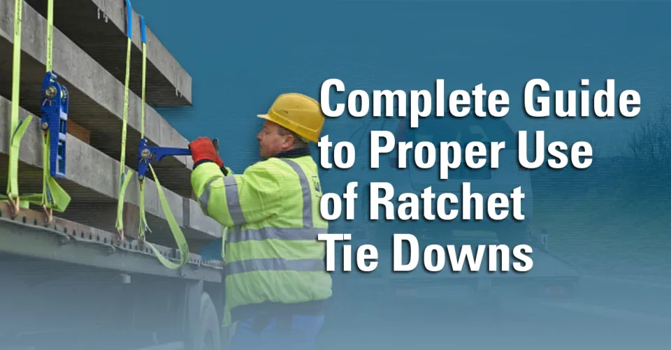 ratchet tie down usage